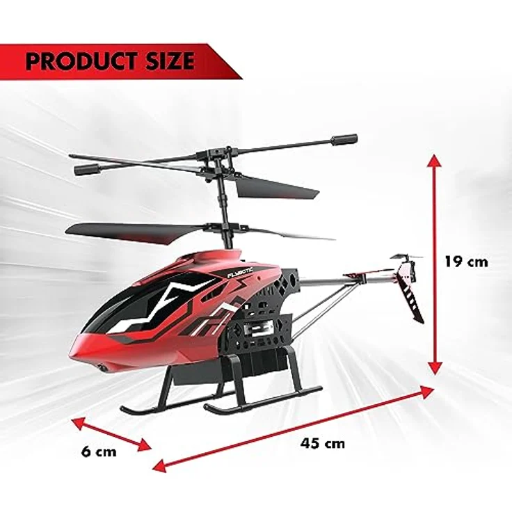 Silverlit FLYBOTIC Sky Knight, 43 cm großer Outdoor-Helikopter mit 2,4-GHz-Technologie, Lichteffekten, 3 Flugkanälen und integriertem Gyroskop, ab 14 Jahren – Bild 3