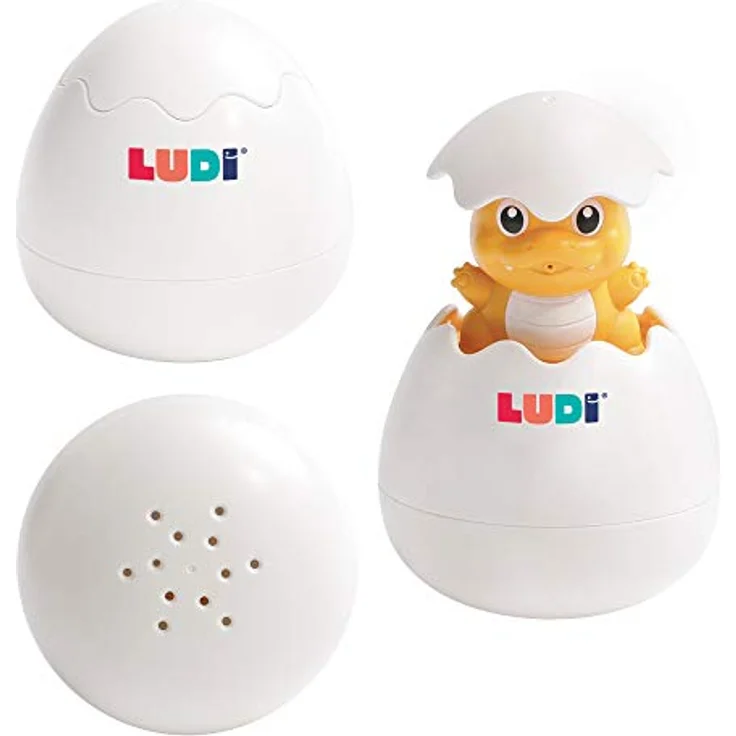 LUDI 40060 Bade-Ei für Babys ab 10 Monaten – Bild 5