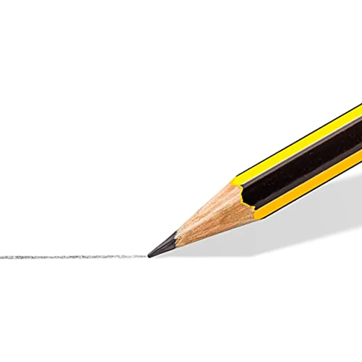 STAEDTLER Noris Bleistifte mit Radiergummi, HB, hohe Bruchfestigkeit, 72er Set im Köcher, Made in Germany – Bild 3
