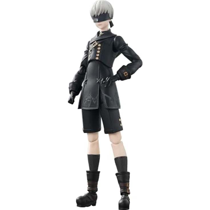 Tamashii Nation NieR: Automata S.H. Figuarts Actionfigur 9S, 15 cm, voll beweglich mit Zubehör und Austauschteilen – Bild 1