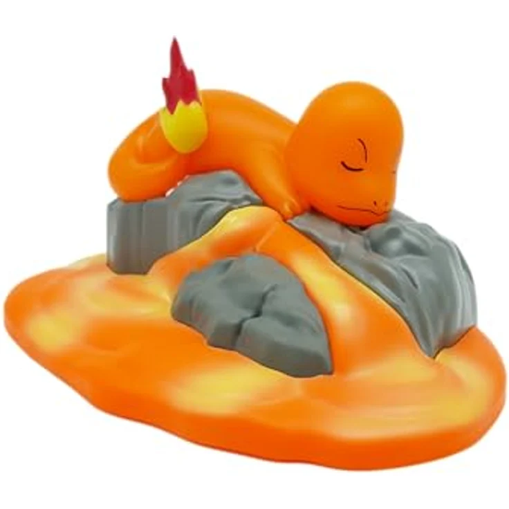 Teknofun Pokemon - Chamander LED Sammelfigur mit leuchtender Szenerie – Bild 1