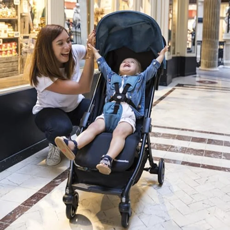 Bebeconfort Bonny, ultrakompakter 3-in-1 Kinderwagen mit automatischem Klappsystem, grau – Bild 11