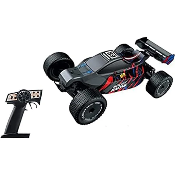 Efaso RC-Auto F4 Ferngesteuertes Auto 1:24 2,4GHz - Indoor & Outdoor geeignet, Stabilisierungssystem, 2-Speed-Modi, Drosselbar, Blau