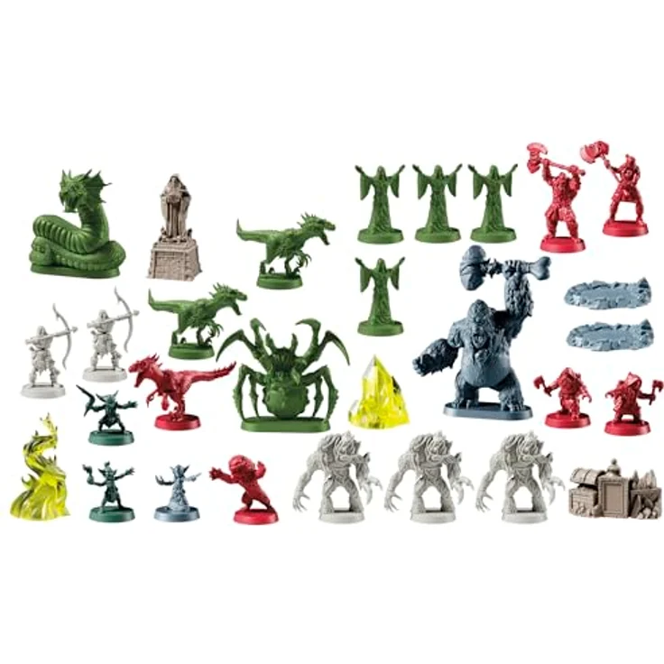 Hasbro HeroQuest: Die Dschungel von Delthrak, Brettspiel-Erweiterung für 2-5 Spieler, ab 14 Jahren, 16 Quests und 29 detailreiche Figuren – Bild 5