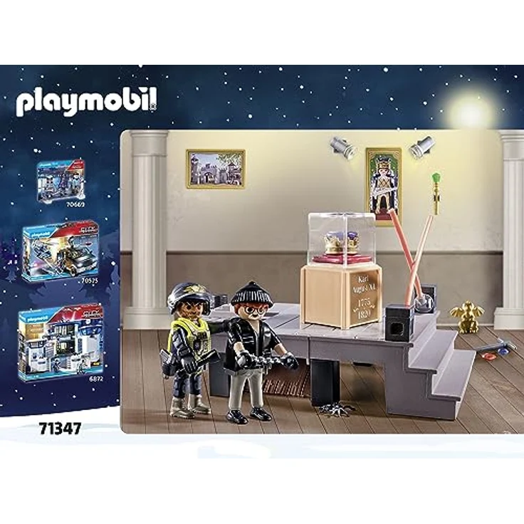 PLAYMOBIL Adventskalender Polizei 71347 Museumsdiebstahl, Adventskalender für Polizeifans, Adventszeit voller Überraschungen, Spielzeug für Kinder ab 4 Jahren – Bild 5