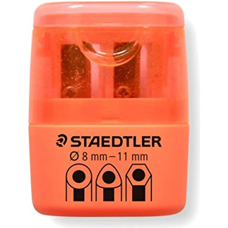 STAEDTLER 51260F-4BK Doppel-Spitzdose, Neon orange – Bild 2
