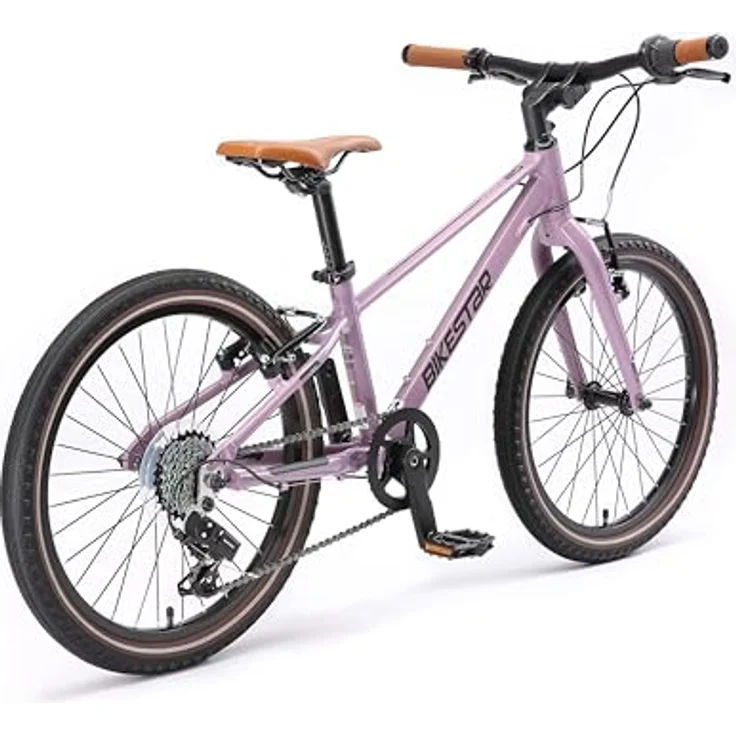 BIKESTAR Leichtgewicht 8 kg Kinder Fahrrad Aluminium ab 6 Jahre | 20 Zoll 7 Gang Shimano | Lila – Bild 3