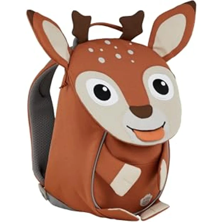 Affenzahn Kleiner Freund Kindergartenrucksack, 26 cm, braun, mit Brustgurt und praktischem Reißverschluss – Bild 3