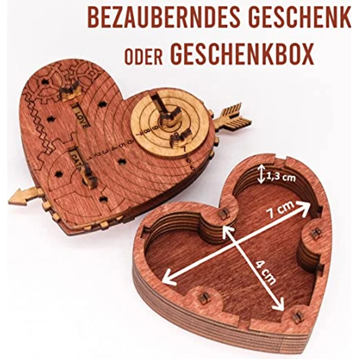 0785045811193 - Cluebox Tin Woodman`s Heart - Schatzkiste mit Codeschloss, ab 14 Jahren – Bild 3