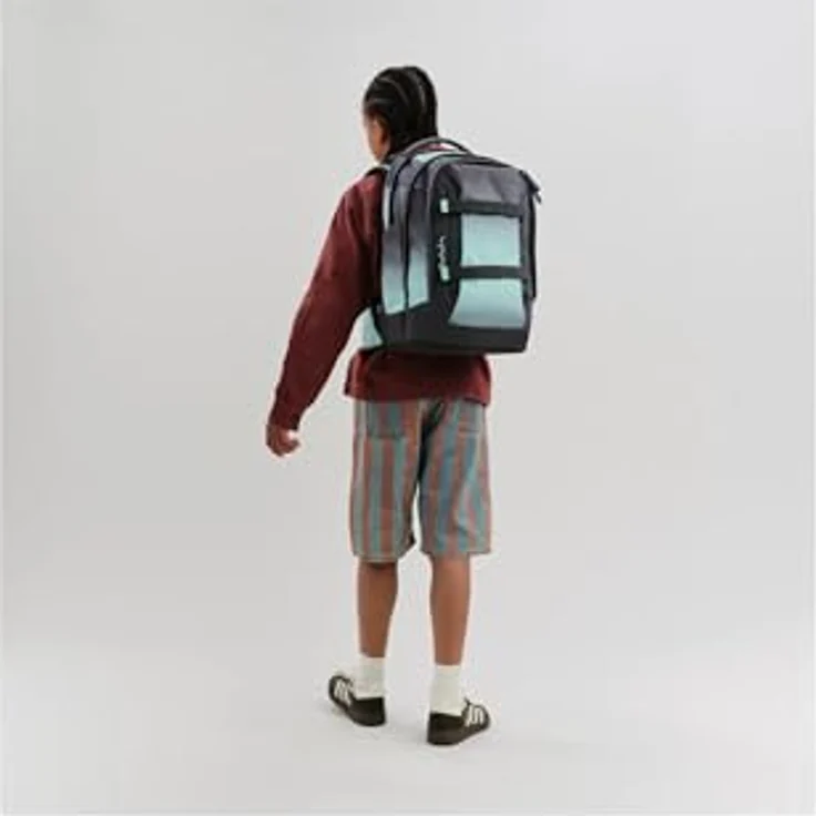 Satch Schulrucksack Pack 2025, A4-tauglich mit gepolstertem Laptopfach, verstellbarem Beckengurt und Höhenverstellbarem Tragesystem – Bild 9