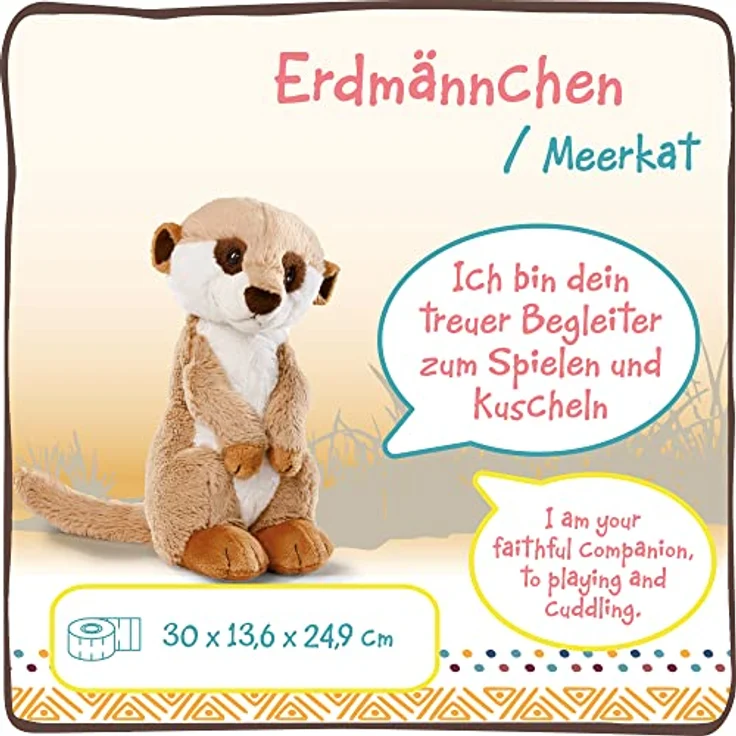 Nici 48460 Erdmännchen 30cm, sitzend - Preisvergleich – Bild 3