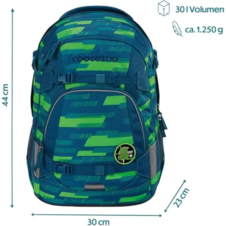 Coocazoo Mate Lime Stripe - Preisvergleich – Bild 3