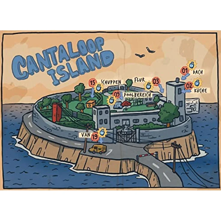 Lookout Spiele Cantaloop Buch 3 Rache warm serviert, Brettspiel mit limitierter Sammleredition und Sonder-Manufakturplättchen – Bild 3