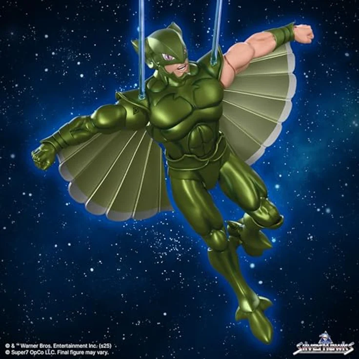 Super7 Silverhawks Flashback Figur, detailreiche Actionfigur in ansprechender Kartonverpackung mit Gelenken für flexible Posen – Bild 2
