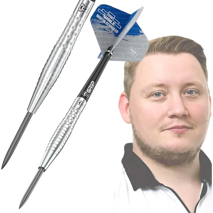 Bull's Martin Schindler Original 90% Tungsten G2 Steel Dart, 25g Steeldart für präzises Spielen – Bild 4