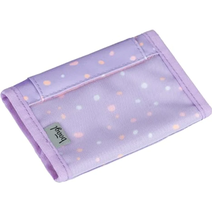 Baagl Brustbeutel Kinder, Mini Geldbörse für Jungen aus strapazierfähigem Polyester, 14,5 x 8,5 cm, mit Münzfach und Kordelträger, Lieblingstiere Design – Bild 3