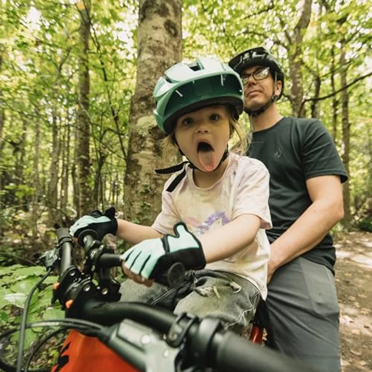 SHOTGUN Kids Ride Shotgun, Kindersitz & Lenker-Set für Kinder von 18 Monaten bis 5 Jahren, verstellbar, Frontmontage, kompatibel mit E-Bikes und modernen Mountainbikes – Bild 5