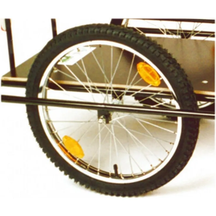 Roland Fahrradhundeanhänger Transportlaufrad für Roland Anhänger 20 Spiechenrad, schwarz