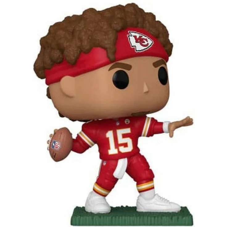 Funko Pop Sammelfigur NFL #251 Patrick Mahomes II / Kansas City Chiefs, Vinylfigur ca. 9 cm, detailgetreu und ein Must-Have für Fans