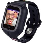 SoyMomo Space 2.0 - Handy Uhr für Kinder, 4G-Smartwatch für Kinder, GPS, Anrufe, Nachrichten, SOS-Taste, Kamera, Schulmodus, Blockierung fremder Anrufer, SIM-frei (Schwarz)