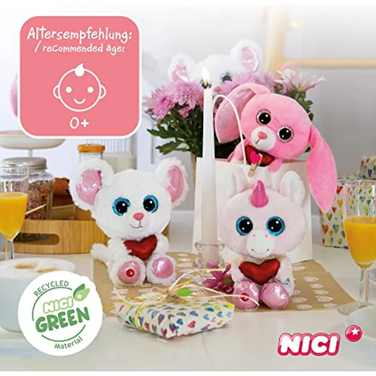 Glubschis Schlenker Einhorn Wubbi Wub 15cm GREEN – Bild 6