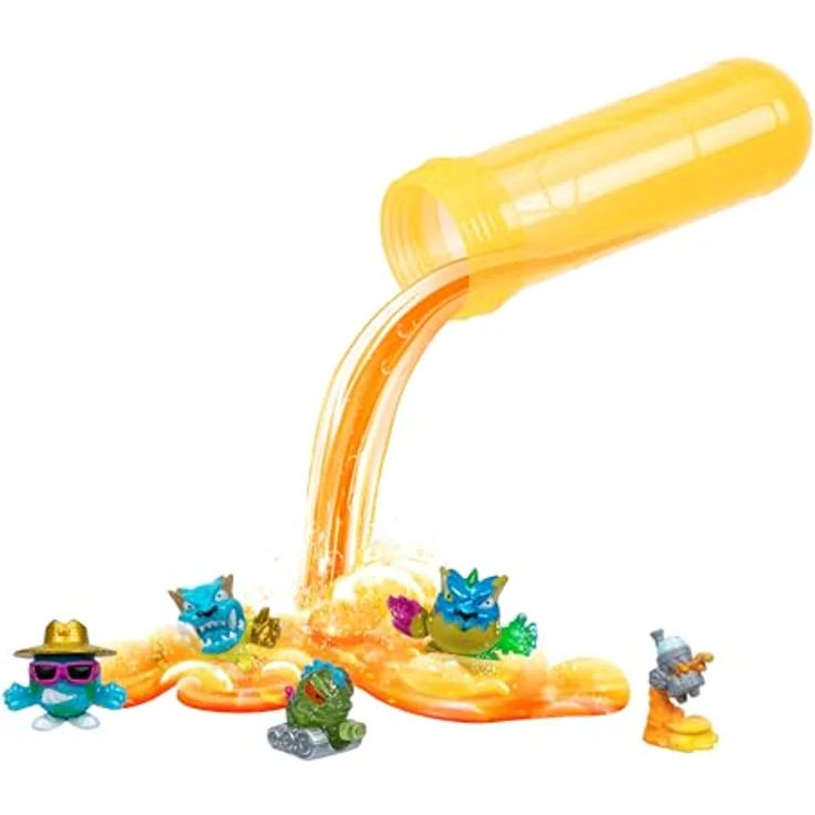MRBEAST LAB MrBeast Lab Swarms Atomic-Serie Labor-Packung 2/5 Mini-Monster-Sammelfiguren (2,5 cm) mit 85+ Stück zum Sammeln, blau – Bild 5