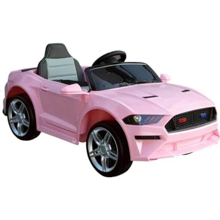 BSD Elektro Kinderauto Elektroauto Fernbedienung - Mustang BH-718A - Rosa, Hochleistungsakku, einfache Montage – Bild 1