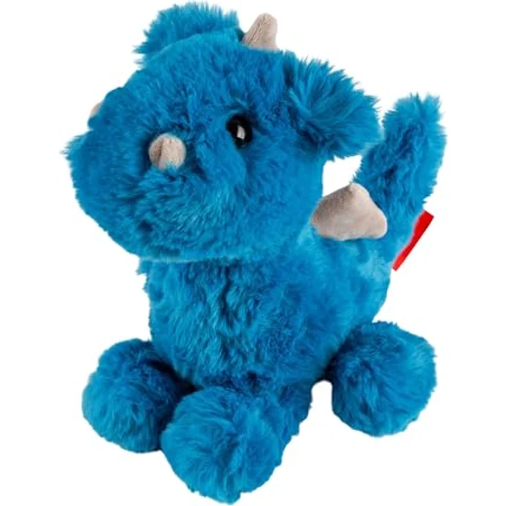 sigikid Kuscheldrache Flauscherie, blauer Plüschdrache mit weichem Material, 32 cm, waschbar bei 30°C – Bild 1