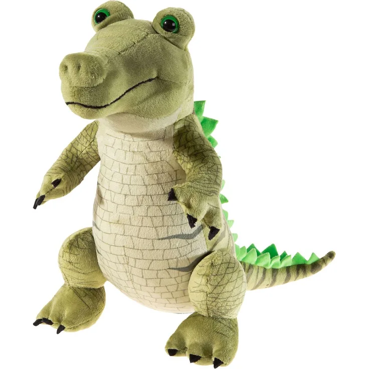 Heunec Plüschspielzeug Krokodil Rick, aus der "Schule der magischen Tiere", 30 cm, GRS-zertifizierte Materialien, grün