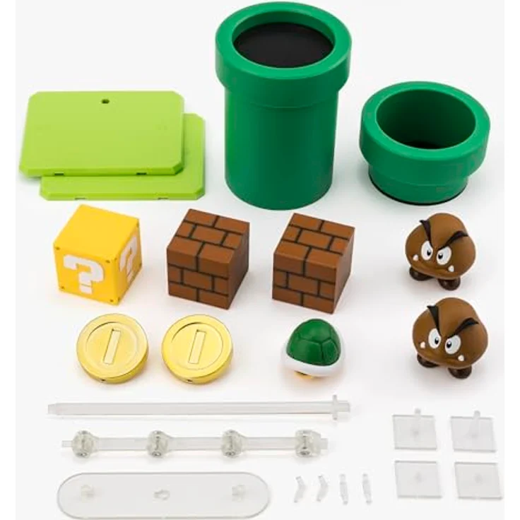 Bandai S.H.Figuarts Actionfiguren-Zubehör Super Mario, Playset für kreative Inszenierungen von Sammelfiguren – Bild 2