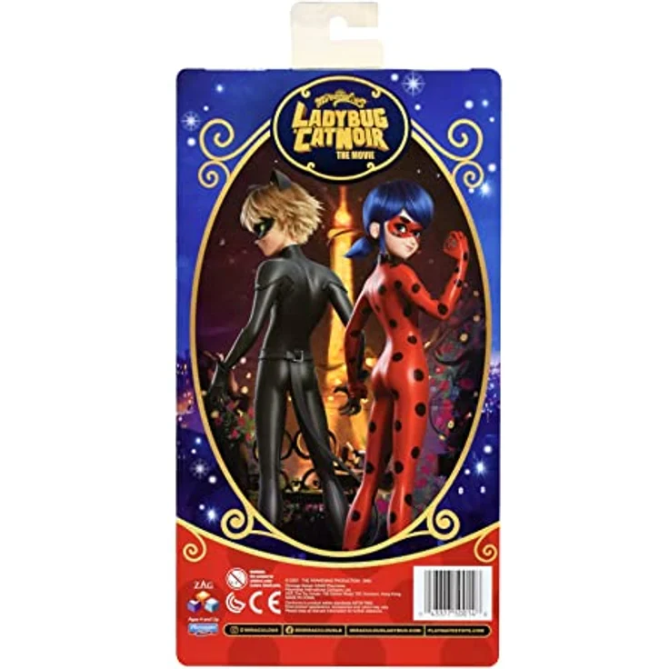 Bandai – Miraculous Ladybug und Cat Noir – Puppe – Ladybug- Marinette – 26 cm große artikulierte Ankleidepuppe – P50014 – Bild 3