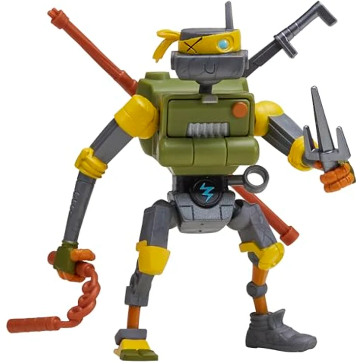 Teenage Mutant Ninja Turtles Mutations Mix and Match, 11,4 cm Metalhead Actionfigur mit austauschbaren Gliedmaßen und Zubehör – Bild 3
