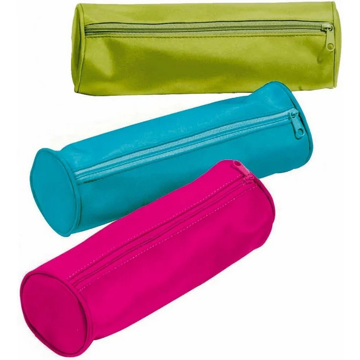 PAGNA Federtasche Schlampermäppchen Trend, strapazierfähiges Nylon, 22 x 7 cm, farbig sortiert