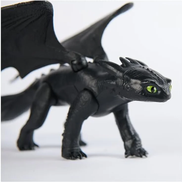 Dreamworks Dragons, Chimuelo Action-Figur, 30,5 cm große Drachen-Sammelfigur mit beweglichen Flügeln und Beinen, Spielzeug für Kinder ab 4 Jahren – Bild 4