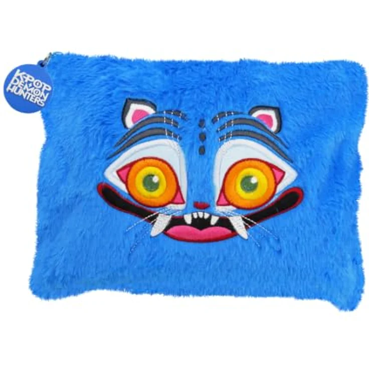 K-Pop Demon Hunters Derpy Plüsch Federmäppchen, 18 × 10 cm, für Schule und Freizeit – Bild 1