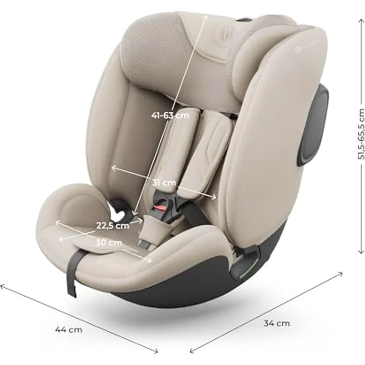 Kinderkraft Endura Safe Modular System, 3-in-1 Babyschale und Kindersitz mit Isofix Basis, i-Size konform, von Geburt bis 12 Jahre – Bild 2