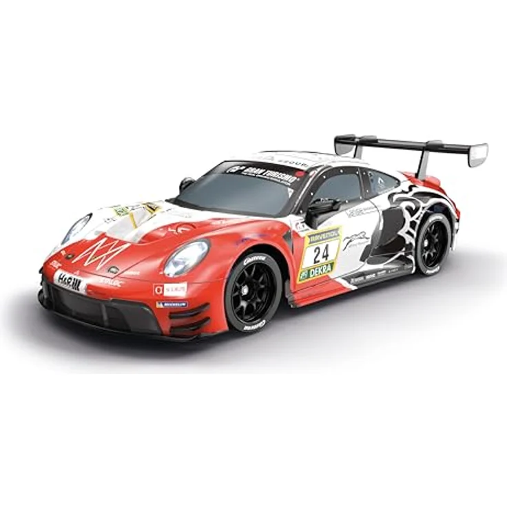Carrera 2,4GHz Porsche 911 GT3 R 'Lionspeed GP, No.24' - RC Onroad Auto mit Drift-Reifen, Rauchfunktion und LED-Lichtern – Bild 5