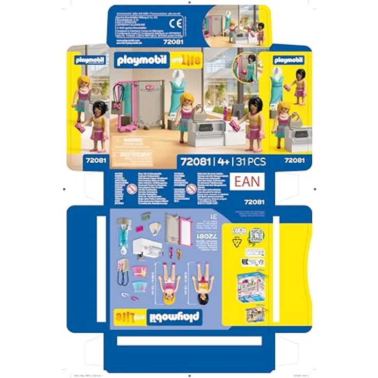 PLAYMOBIL Modeboutique 72081, Spielset für Kinder ab 3 Jahren mit beweglichen Figuren und Zubehör – Bild 7