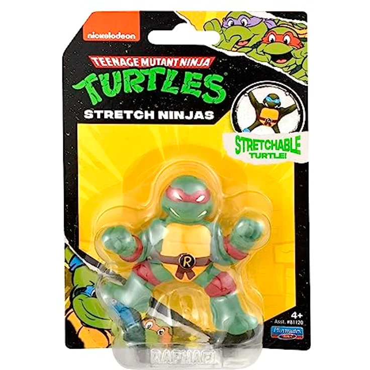 Teenage Mutant Ninja Turtles - Class Mini Ninja Stretch Raphael, 6,7 cm dehnbar, wiederherstellbar, Sammelfigur – Bild 2