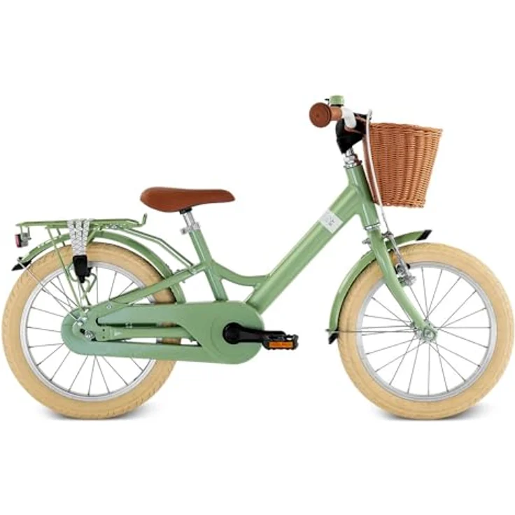 Puky Youke 16'' Classic Alu Kinder Fahrrad Retro grün, Leicht & mit Gabelfederung – Bild 1