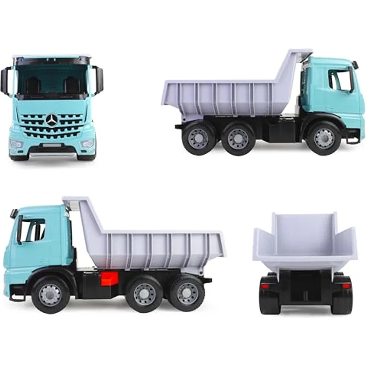 Lena Gigant Mercedes Arocs Kipper, 67 cm Kipp-Lkw für drinnen und draußen, TÜV-zertifiziert, für Kinder ab 3 Jahren – Bild 4