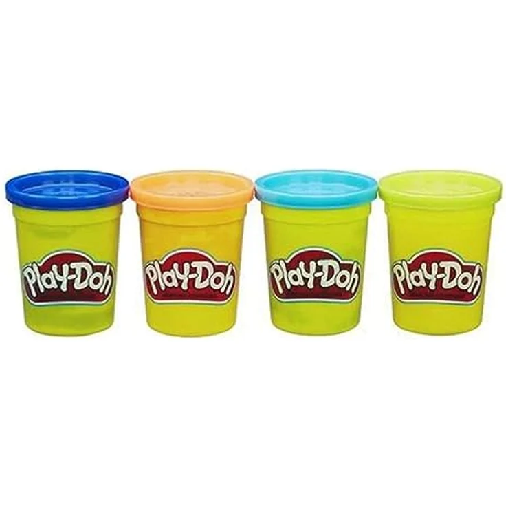 Play-Doh 4er Pack WILD, Knete für fantasievolles und kreatives Spielen E4867ES0 Mehrfarbig – Bild 3