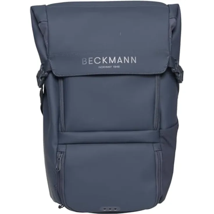 Beckmann Street Light Backpack, Freizeitrucksack mit Laptopfach bis 15 Zoll, ergonomisches Design, 22L, navy dunkelblau