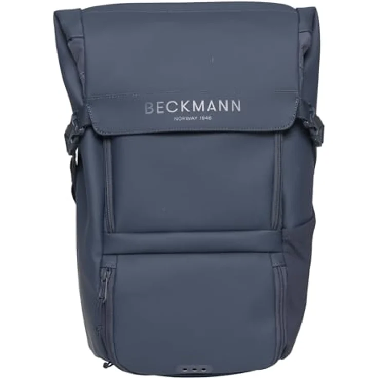 Beckmann Street Light Backpack, Freizeitrucksack mit Laptopfach bis 15 Zoll, ergonomisches Design, 22L, navy dunkelblau – Bild 1
