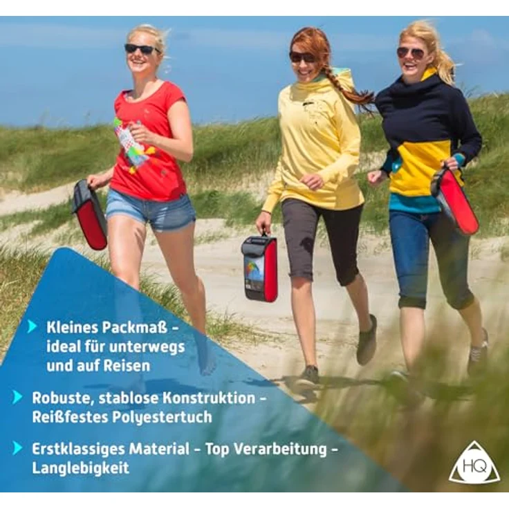 HQ Lenkmatte Lenkdrachen Symphony Beach III 2.2 Agility, Zweileiner Drachen für Kinder und Erwachsene, 73x220cm, inkl. 100kp Dyneema Schnüre, 2x25m auf Winder mit Schlaufen, ab 14 Jahren – Bild 5