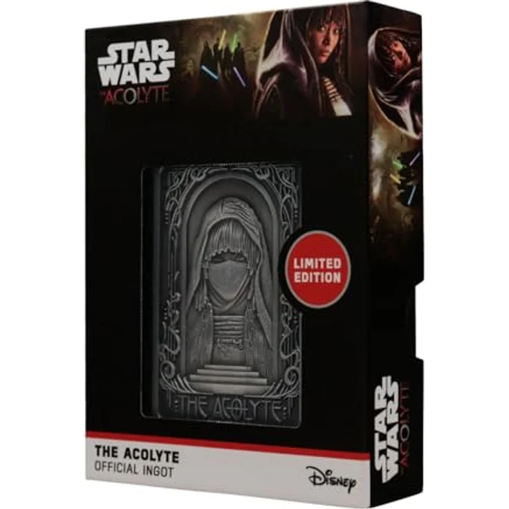 Fanatic Sammlerplakette Star Wars - The Acolyte Ingot Limited Edition, 49 x 74 mm, limitiert auf 5.000 Stück, mit Präsentationsbox und Displaystand – Bild 2