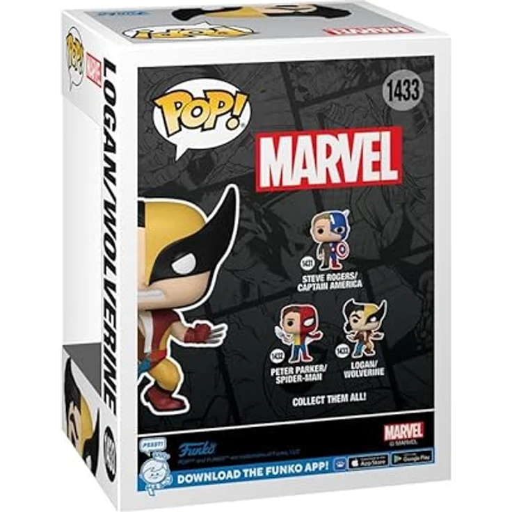 Funko Pop! Marvel: Split - Wolverine/Logan - Vinyl-Sammelfigur, 9,5 cm, Marvel Comics, Geschenkidee, Offizielle Handelswaren, Für Kinder und Erwachsene, Comic Books Fans - Funko – Bild 3