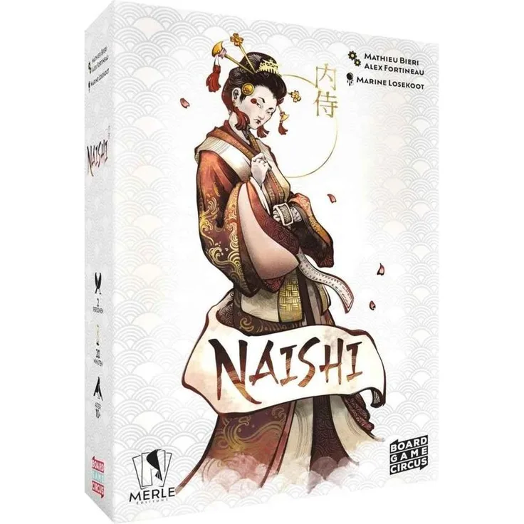 Board Game Circus Naishi, strategisches Kartenspiel für 2 Spieler, 10 Jahre, 20 min Spielzeit