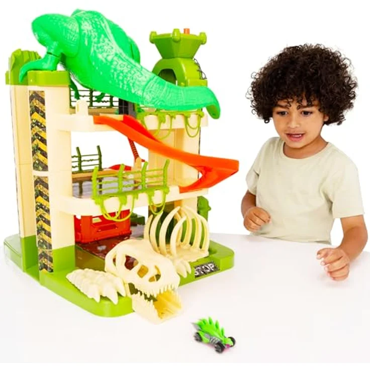 Teamsterz Mayhem Monster Garage (31117451), Garagen-Spielset mit 1 Druckgussauto, 52 x 47 x 56,7 cm, geeignet für Kinder ab 3 Jahren – Bild 4