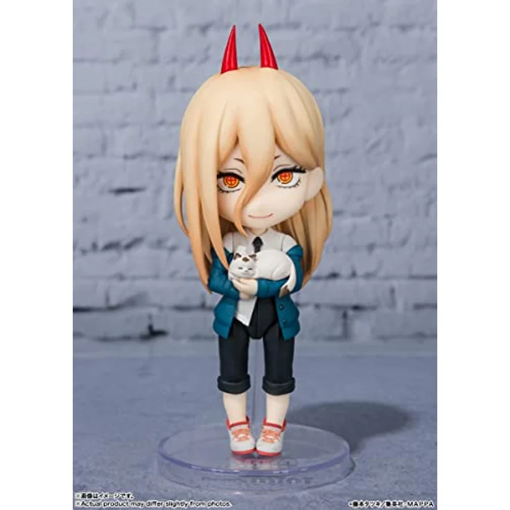 TAMASHII NATIONS Kettensäge Man – Power – Mini Figuarts, 10 cm Sammelfigur mit optionalen Armen und Ständer – Bild 5